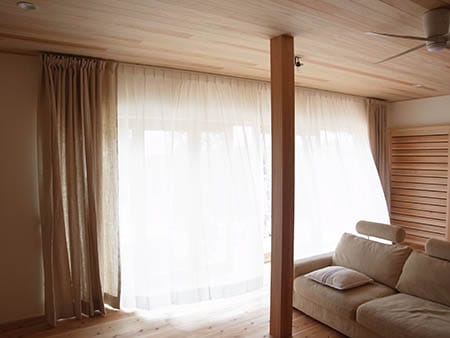 白井邸 リビング1