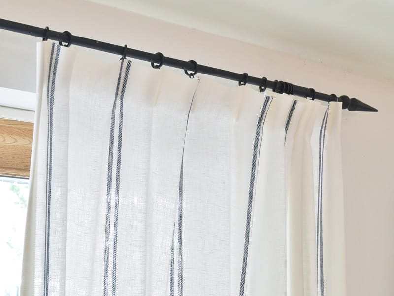 リトアニア製リネン生地|Lina Marine 1 (カーテン用)