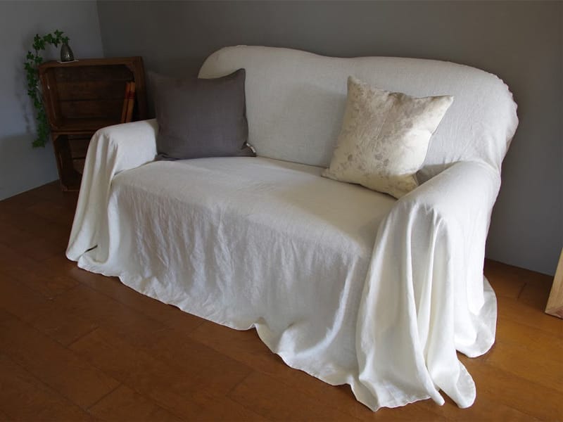Linen Plains Lina【Lina Washed White / リナ ウォッシュ ホワイト】(カーテン )