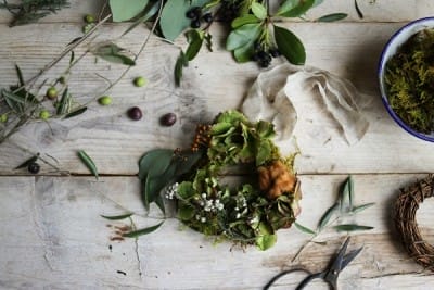 Christmas wreath ワークショップのお知らせ