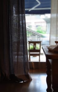 charcoal grey　カーテン