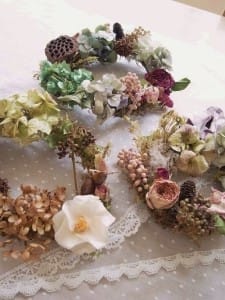 秋のリースが入荷しました