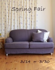Spring Fairのお知らせ
