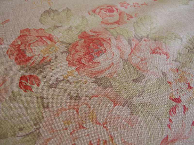 Linen Flower【 Bibury Teastain / ビブリーティーステイン 】 ( ソファ / カーテン )