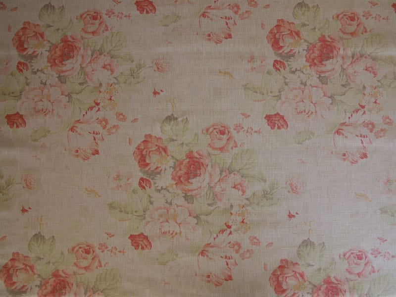 Linen Flower【 Bibury Teastain / ビブリーティーステイン 】 ( ソファ / カーテン )