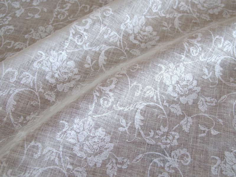 Linen Flower 【Lina Sheer Old Rose / シアーオールドローズ】(カーテン)