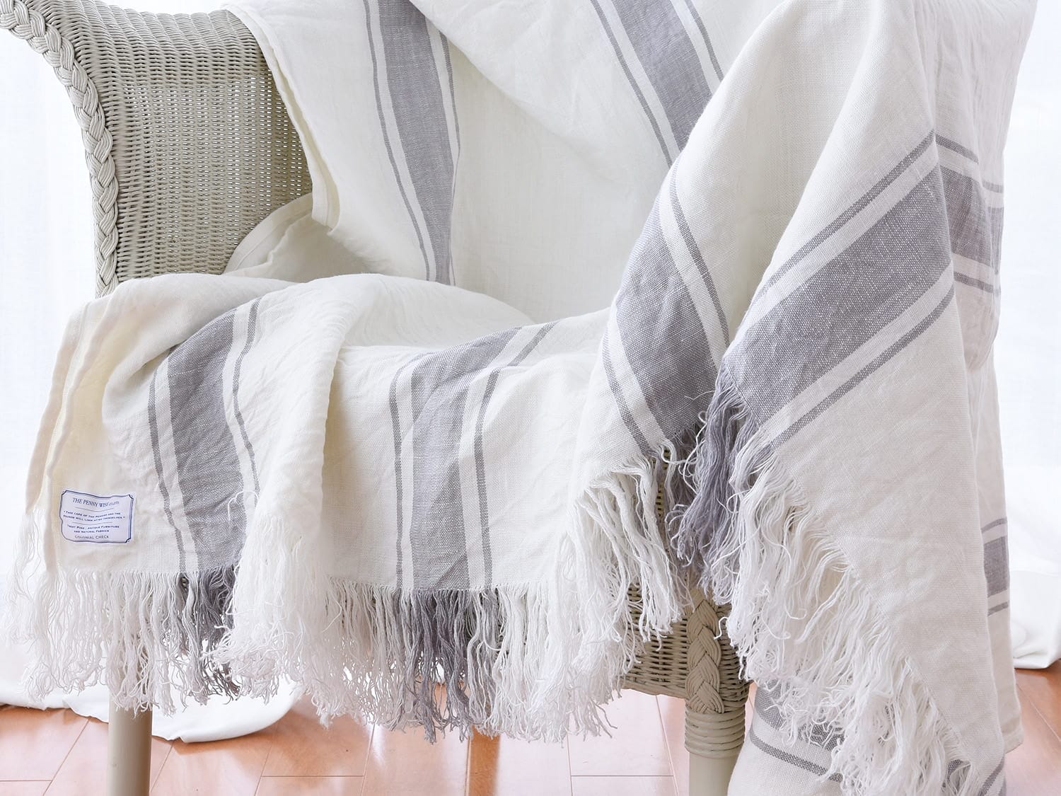 リネンブランケット【マリン7 】