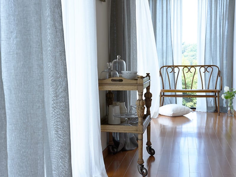 Linen Muslin 【 Naturals Nickel 】 ( カーテン )