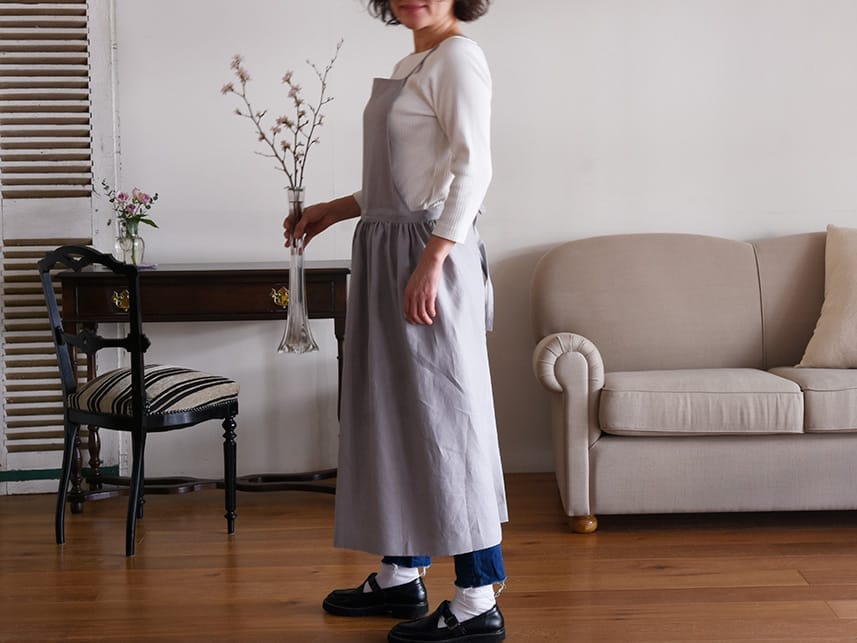 ギャザーエプロン