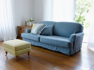 鮮やかで上品な厚地リネン