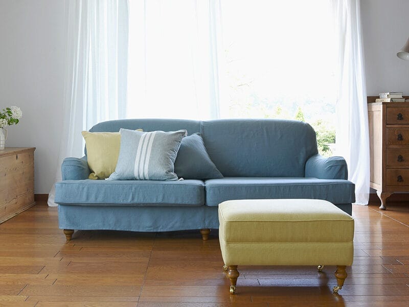 コロニアルチェック　S2ソファ　1.5シーター　Roses Blue コロニアルチェック S2ソファ 1.5シーター Roses Blue - メルカリ