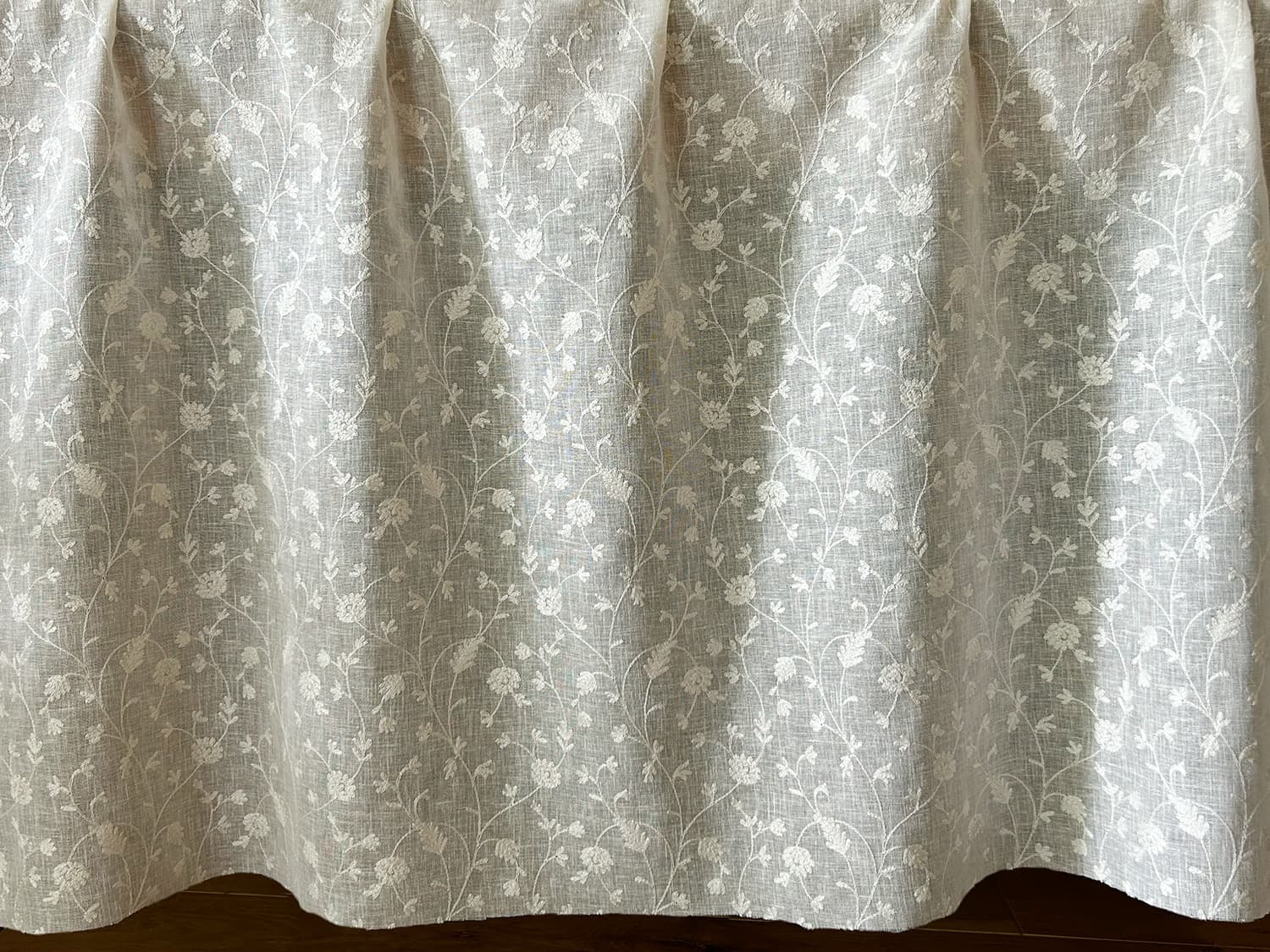 インド製コットンモスリン生地| Sheer Dessert Rose/シアーデザートローズ 】 ( カーテン用 )