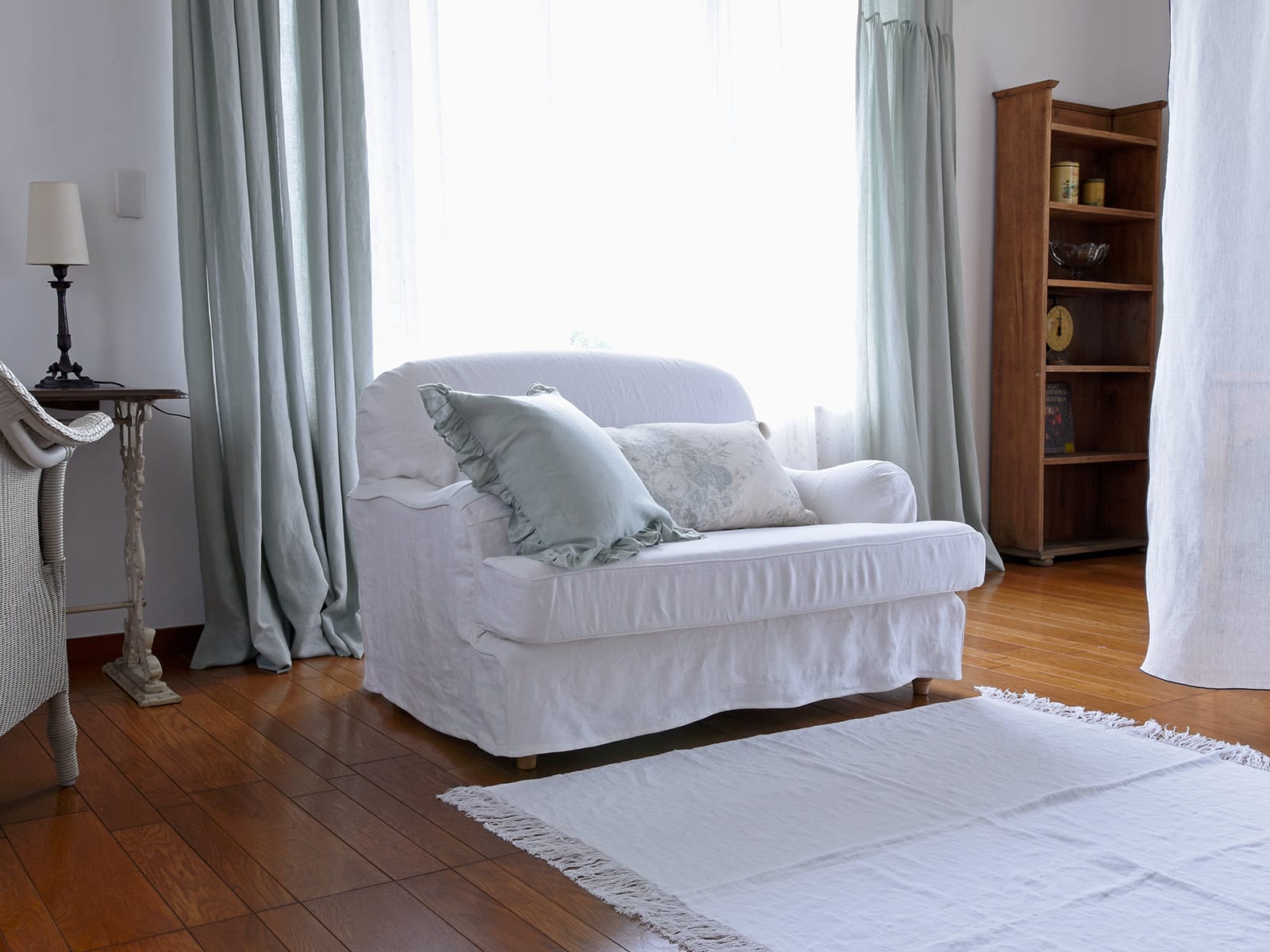 Linen Plains Naturals【 Naturals Neige 】( ソファ / カーテン )
