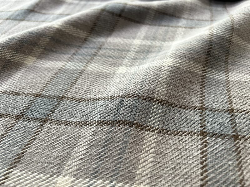 ベルギー製リネン生地｜Naturals Plaid Aereo/プレイドアエレオ( ソファ / カーテン用 )